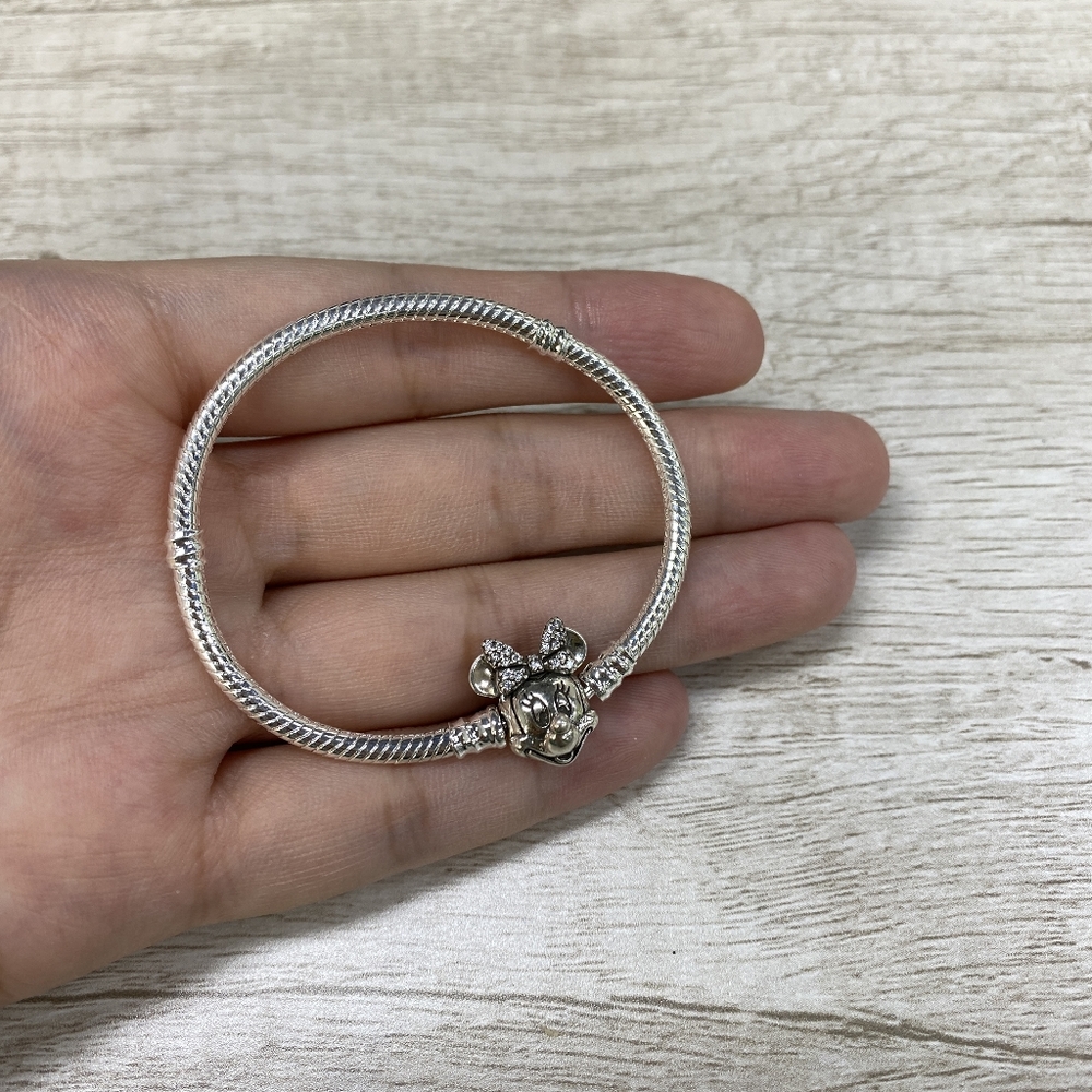 Pandora silver Minnie bracelet